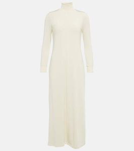 Khaite Devon crêpe jersey midi dress