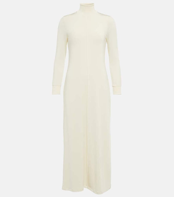Khaite Devon crêpe jersey midi dress