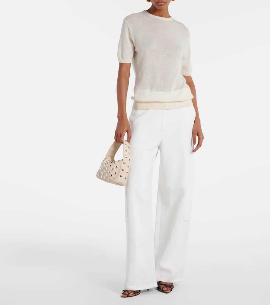 Khaite Elena Small studded leather tote bag