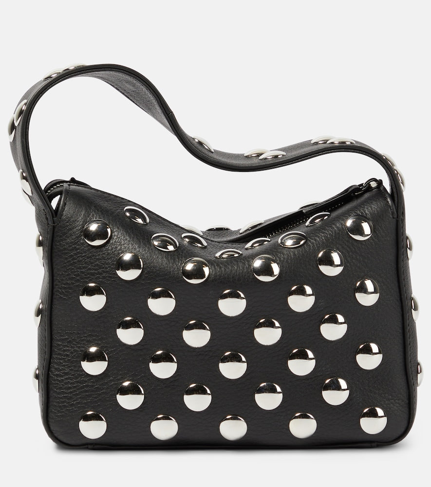 Khaite Elena studded leather shoulder bag - Khaite Elena 铆钉皮革单肩包