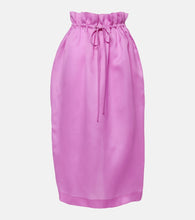 Khaite Ember silk gazar midi skirt - Khaite Ember 真丝加扎尔中长半身裙