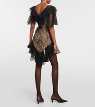 Khaite Eyona Chantilly lace minidress