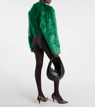 Khaite Gracell cropped shearling jacket