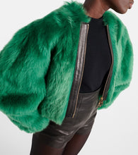 Khaite Gracell cropped shearling jacket