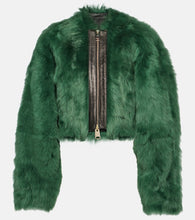 Khaite Gracell cropped shearling jacket
