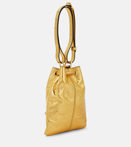 Khaite Greta Small metallic shoulder bag