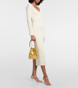 Khaite Greta Small metallic shoulder bag