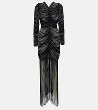 Khaite Guisa fringed silk-blend maxi dress. Khaite Guisa 流苏真丝混纺长裙