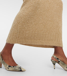 Khaite Helen silk and cashmere maxi dress