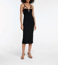 Khaite Honour cutout midi dress