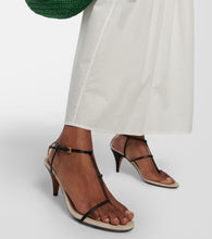 Khaite Jones leather sandals