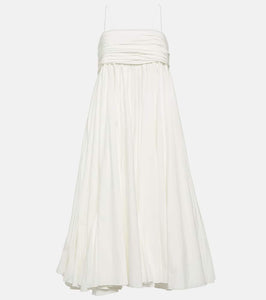 Khaite Lally cotton midi dress