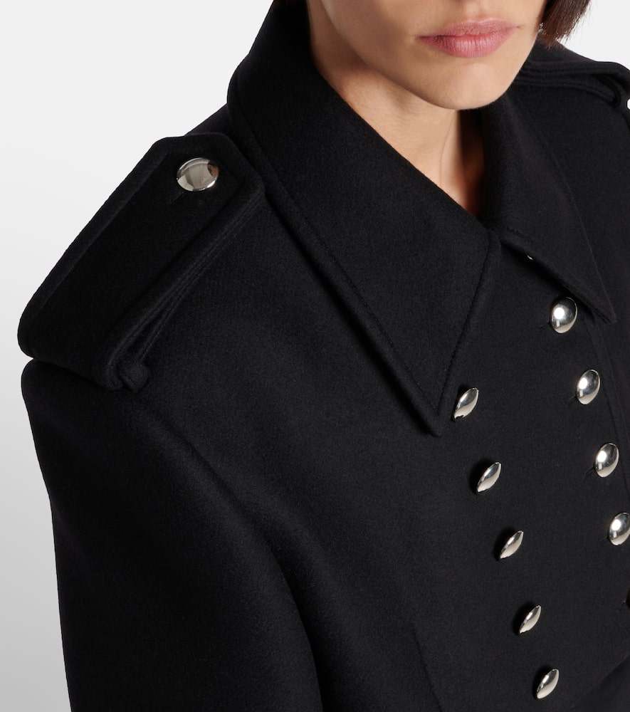 Khaite Leara cropped wool-blend jacket