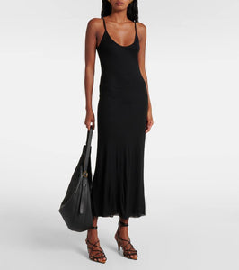 Khaite Leesal jersey midi dress