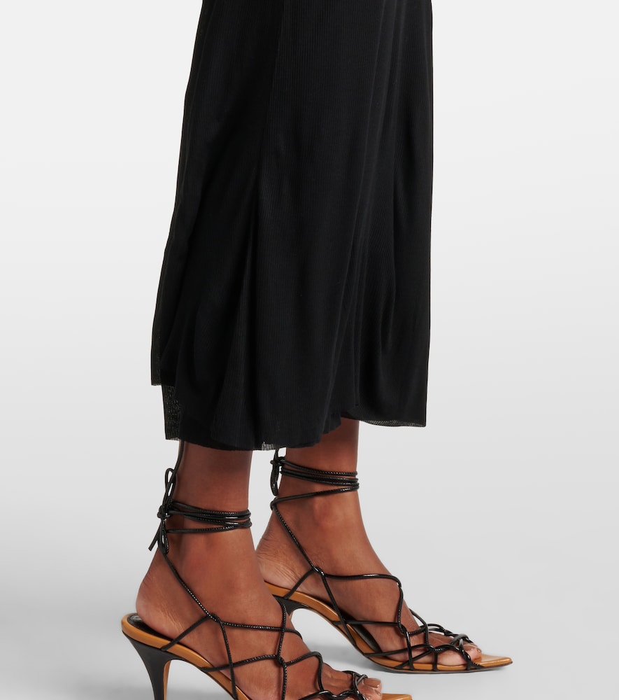Khaite Leesal jersey midi dress