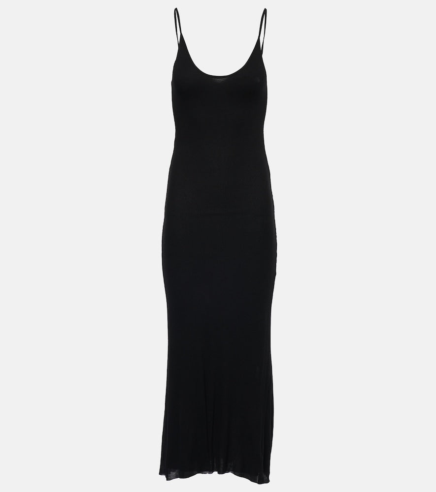 Khaite Leesal jersey midi dress. Khaite Leesal 平纹针织中长连衣裙