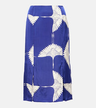 Khaite Levy printed twill midi skirt - Khaite Levy 印花斜纹中长裙