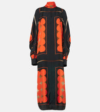 Khaite Lexi printed satin maxi dress. Khaite Lexi 印花缎面长裙