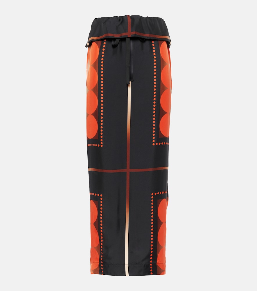 Khaite Lilila printed silk maxi skirt - Khaite Lilila 印花真丝超长半身裙