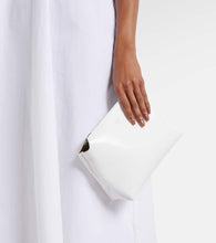Khaite Lina patent leather shoulder bag