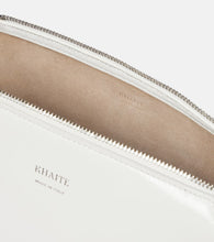 Khaite Lina patent leather shoulder bag