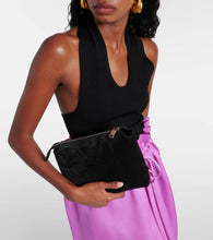 Khaite Lina suede crossbody bag