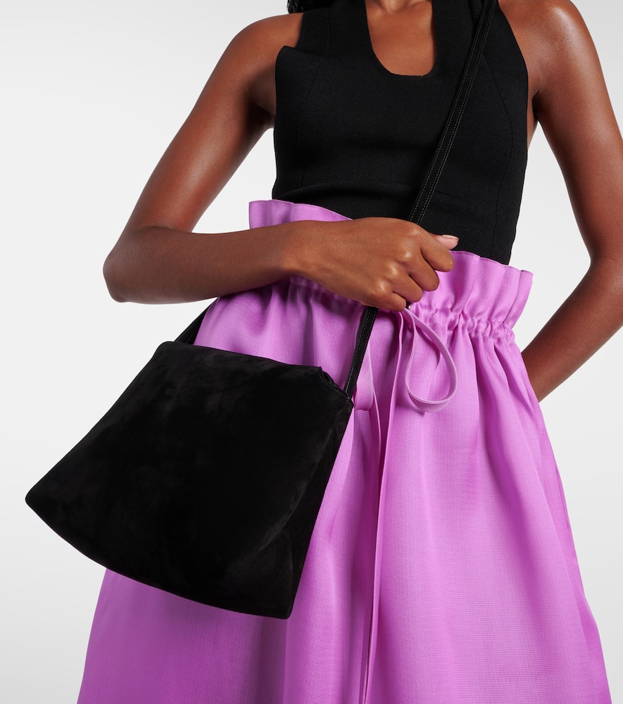 Khaite Lina suede crossbody bag