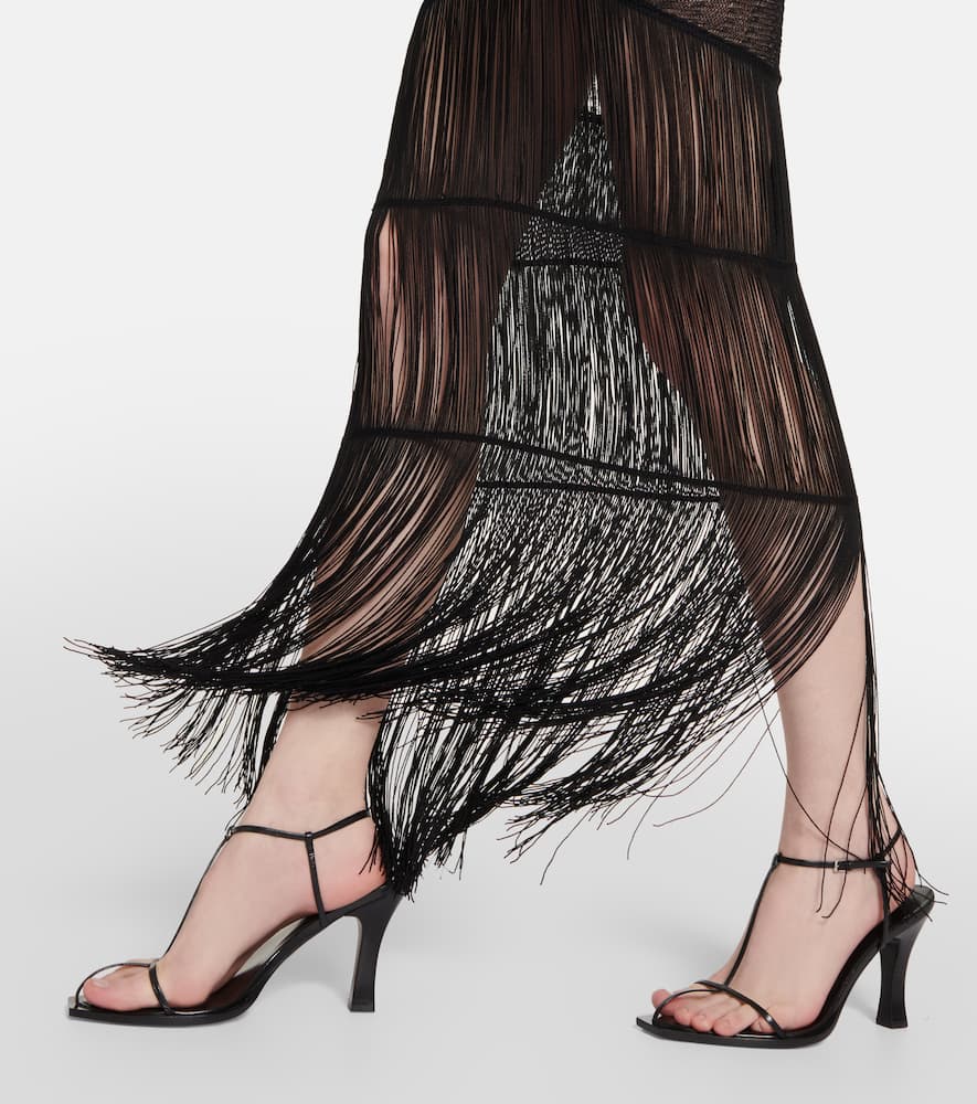 Khaite Liv fringed maxi dress