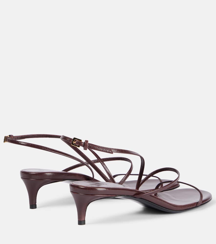 Khaite Loop 35 leather sandals