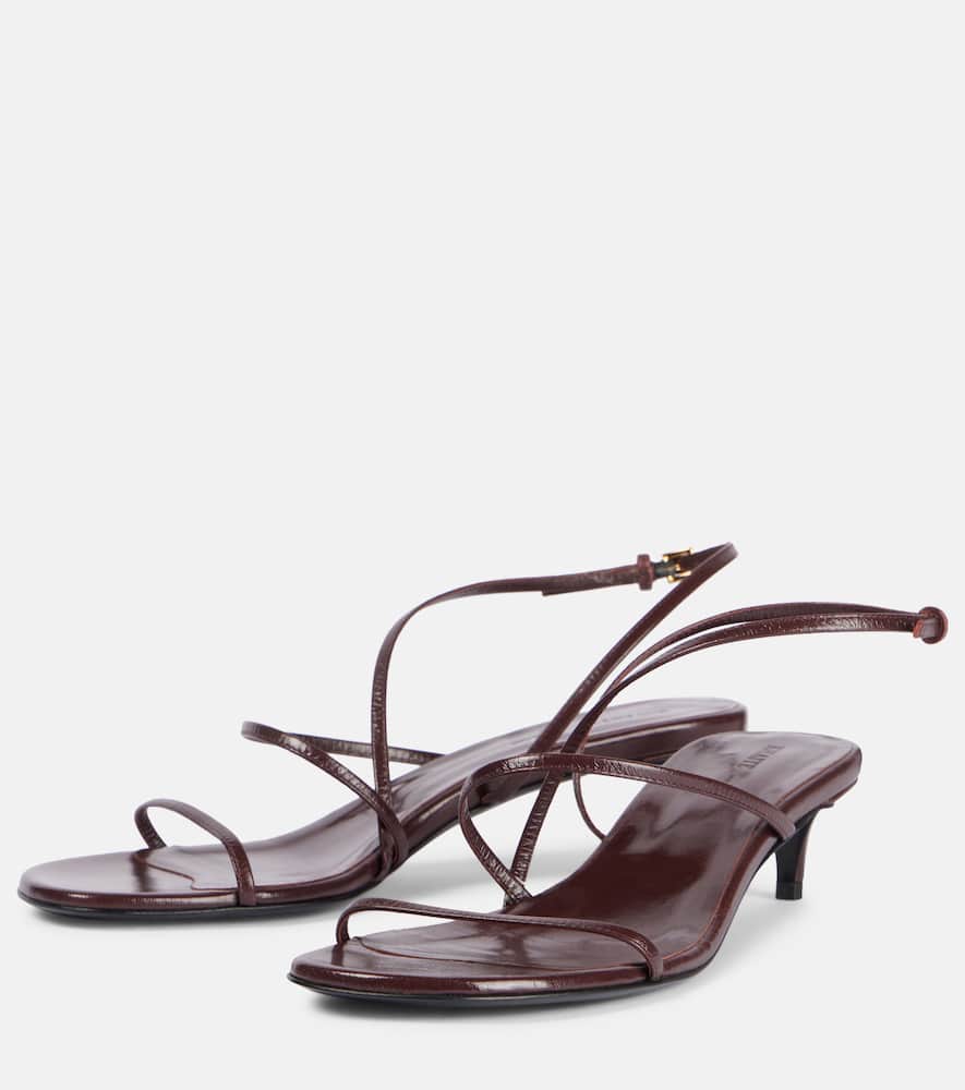 Khaite Loop 35 leather sandals