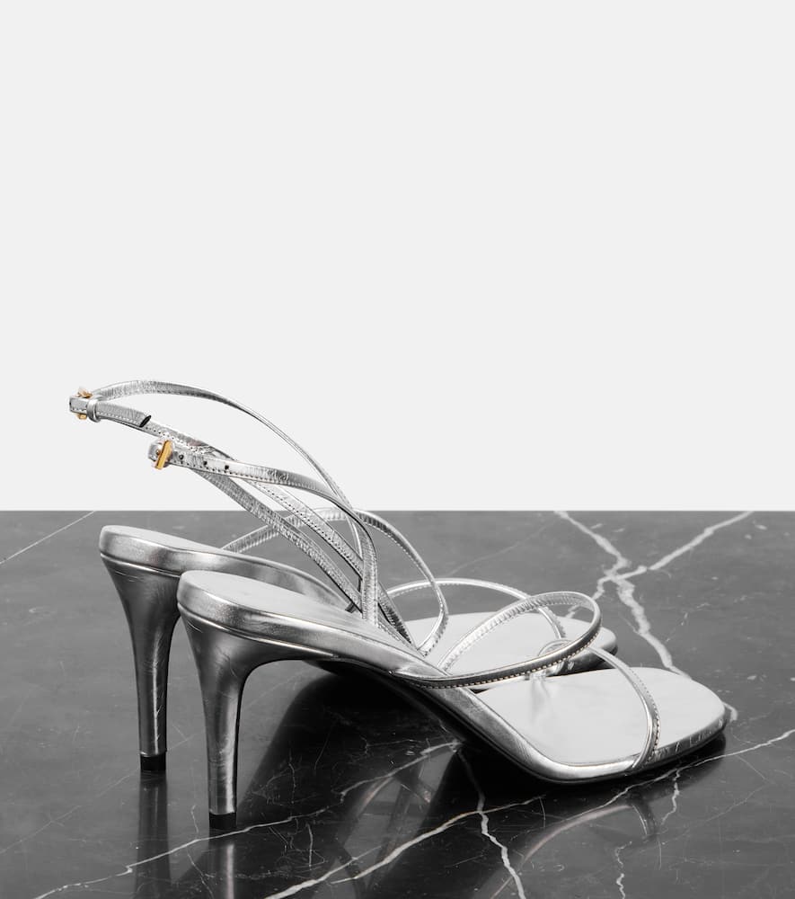 Khaite Loop 75 leather sandals