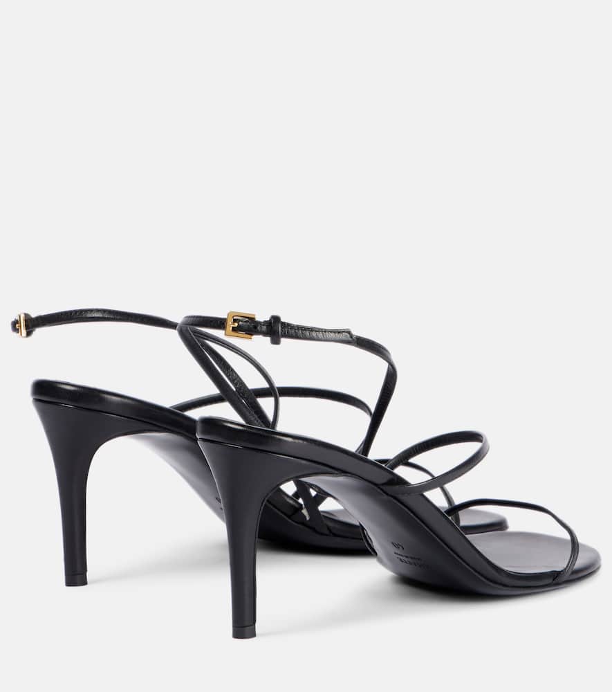 Khaite Loop 75 leather sandals