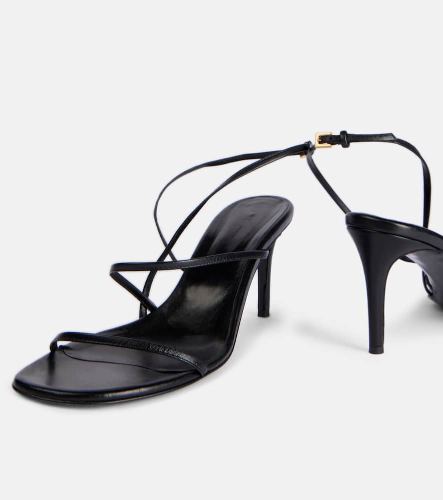 Khaite Loop 75 leather sandals