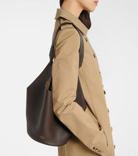 Khaite Lotus Small leather tote bag