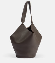 Khaite Lotus Small leather tote bag