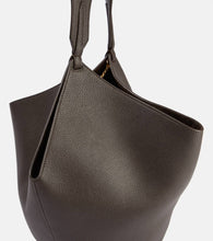 Khaite Lotus Small leather tote bag