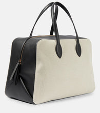 Khaite Maeve Large canvas and leather duffel bag