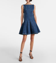 Khaite Mags denim minidress