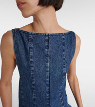 Khaite Mags denim minidress