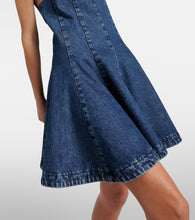 Khaite Mags denim minidress