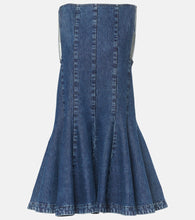Khaite Mags denim minidress. Khaite Mags 牛仔迷你裙