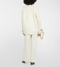 Khaite Malek striped cotton tuxedo jacket