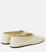 Khaite Marcy leather ballet flats