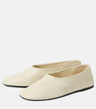 Khaite Marcy leather ballet flats