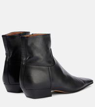 Khaite Marfa leather ankle boots