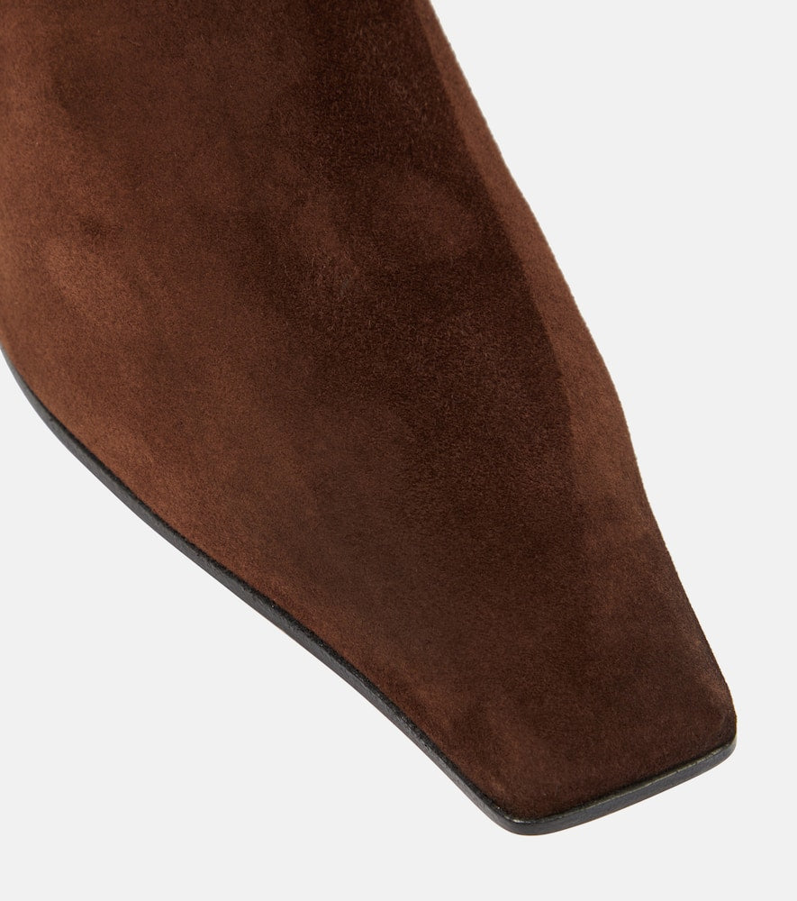 Khaite Marfa suede Chelsea boots