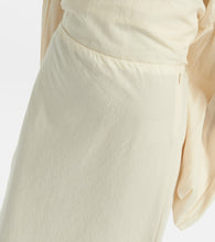 Khaite Mauva silk and cotton organza maxi skirt