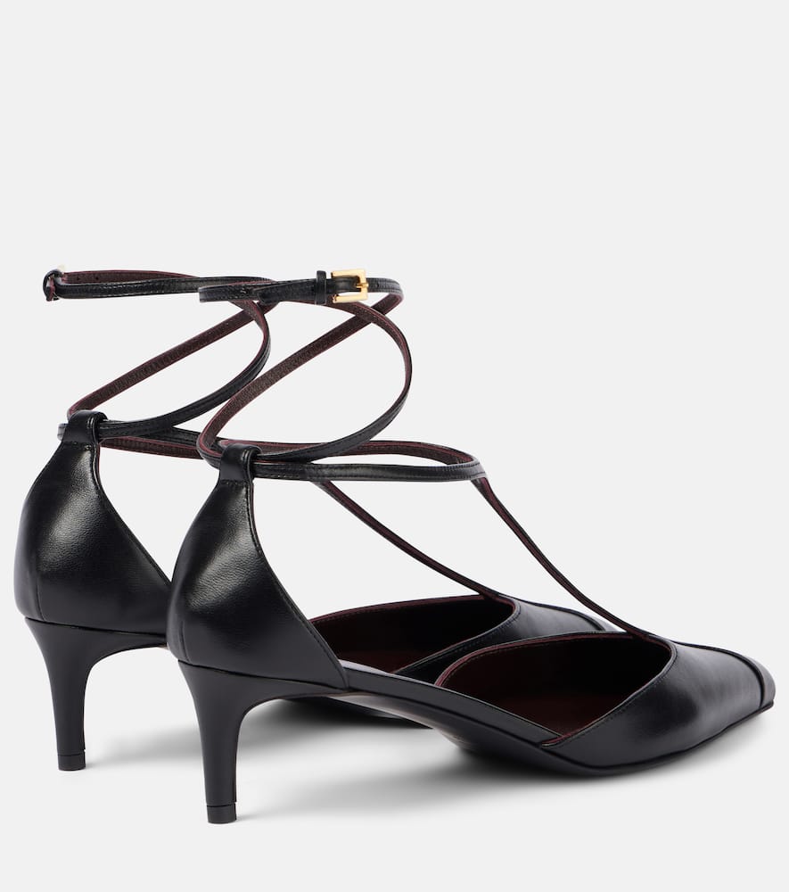 Khaite Mia 45 leather pumps