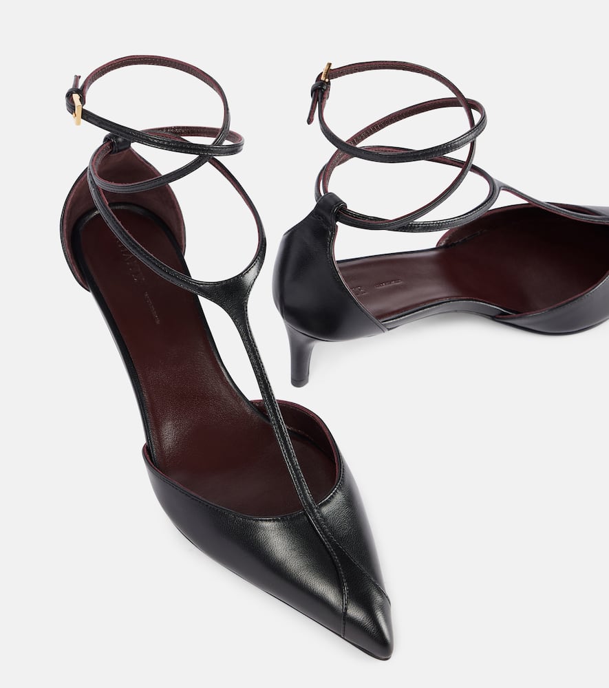 Khaite Mia 45 leather pumps
