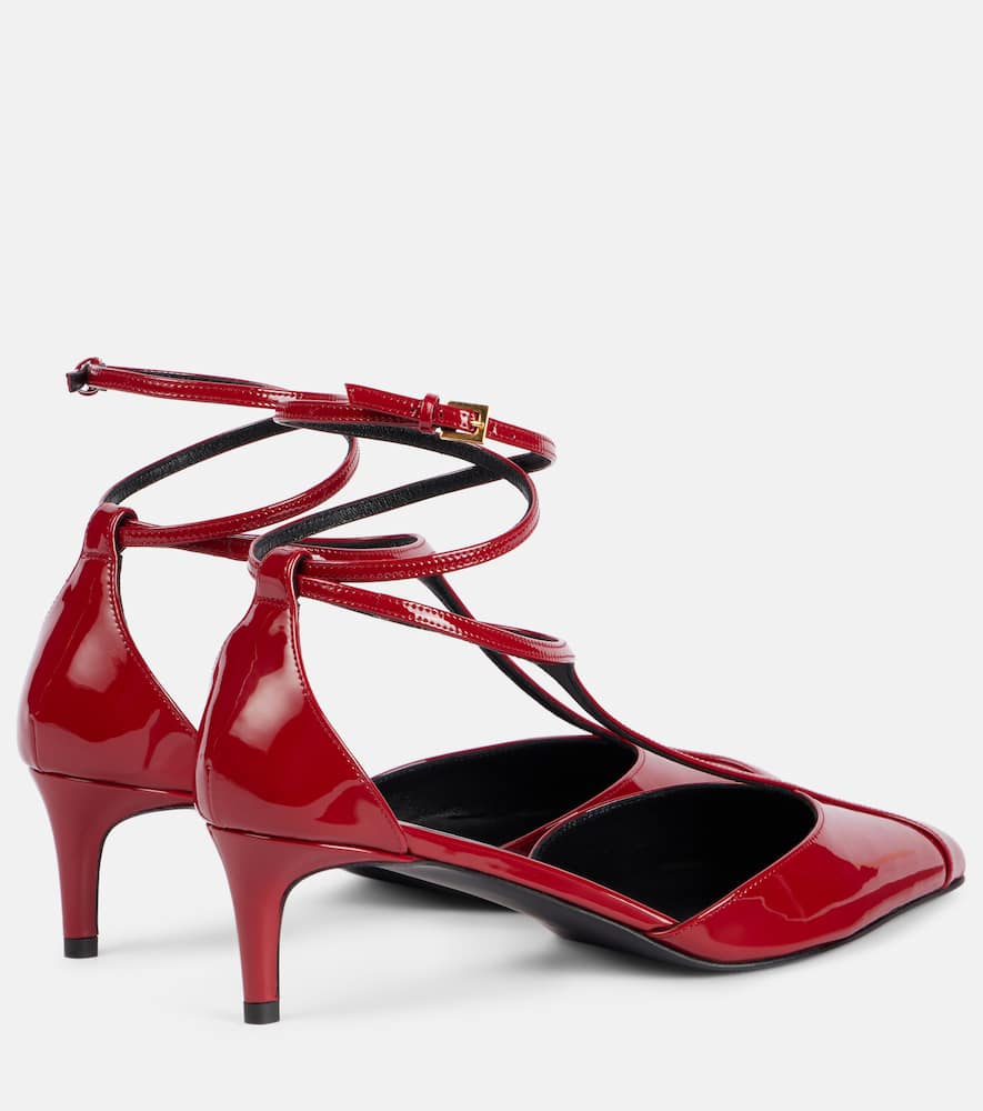 Khaite Mia 45 patent leather pumps